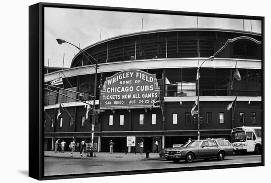Chicago: Wrigley Field-null-Framed Stretched Canvas