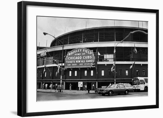 Chicago: Wrigley Field-null-Framed Giclee Print