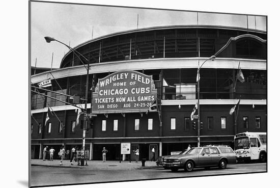 Chicago: Wrigley Field-null-Mounted Giclee Print