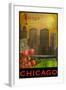 Chicago-Chris Vest-Framed Art Print