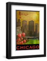 Chicago-Chris Vest-Framed Art Print