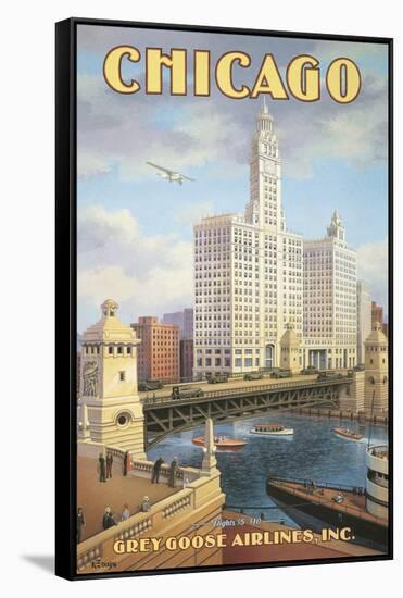 Chicago-Kerne Erickson-Framed Stretched Canvas