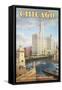 Chicago-Kerne Erickson-Framed Stretched Canvas