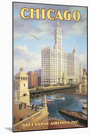 Chicago-Kerne Erickson-Mounted Art Print