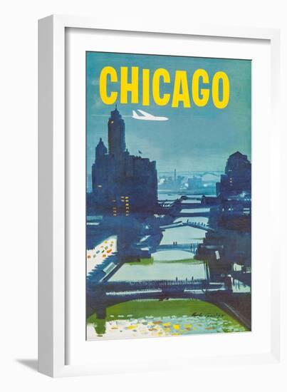 Chicago-Austin Briggs-Framed Art Print