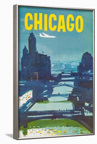 Chicago-Austin Briggs-Framed Art Print