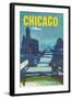 Chicago-Austin Briggs-Framed Art Print