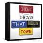 Chicago-Gregory Constantine-Framed Stretched Canvas