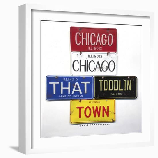 Chicago-Gregory Constantine-Framed Giclee Print