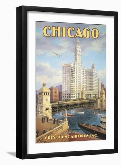 Chicago-Kerne Erickson-Framed Art Print