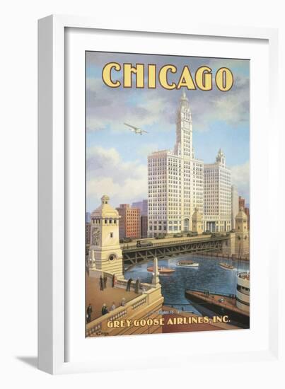 Chicago-Kerne Erickson-Framed Art Print