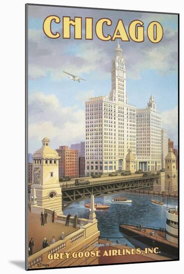 Chicago-Kerne Erickson-Mounted Art Print