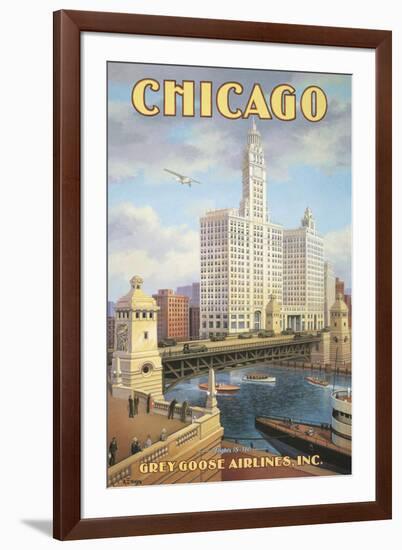 Chicago-Kerne Erickson-Framed Art Print