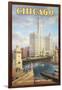 Chicago-Kerne Erickson-Framed Art Print