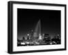 Chicagos Buckingham Fountain, Black & White-Steve Gadomski-Framed Premium Photographic Print