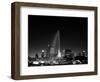 Chicagos Buckingham Fountain, Black & White-Steve Gadomski-Framed Photographic Print