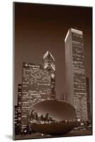 Chicagos Millennium Park BW-Steve Gadomski-Mounted Photographic Print