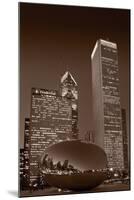 Chicagos Millennium Park BW-Steve Gadomski-Mounted Photographic Print