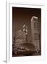 Chicagos Millennium Park BW-Steve Gadomski-Framed Photographic Print