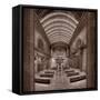 Chicagos Union Station BW-Steve Gadomski-Framed Stretched Canvas