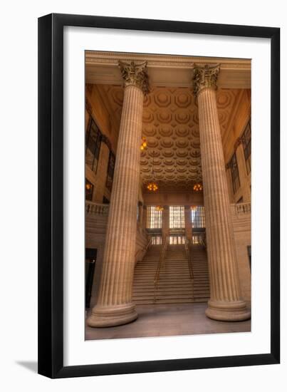 Chicagos Union Station Entry-Steve Gadomski-Framed Photographic Print