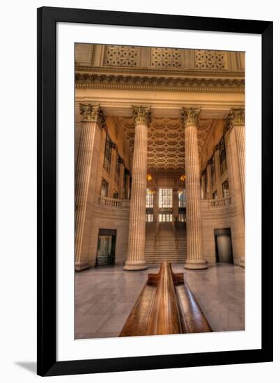 Chicagos Union Station Waiting Hall-Steve Gadomski-Framed Photographic Print