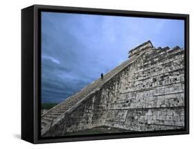 Chichen Itza Castle, El Castillo de Chichen Itza, Mexico-Charles Sleicher-Framed Stretched Canvas
