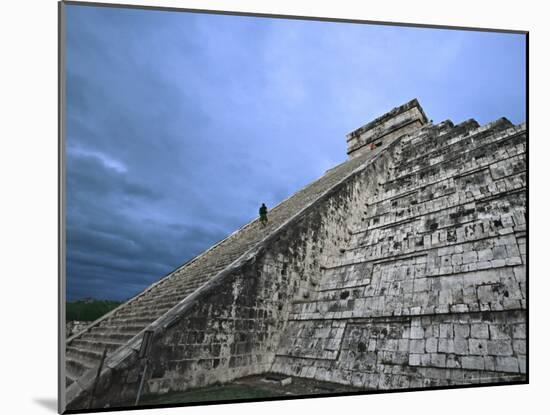 Chichen Itza Castle, El Castillo de Chichen Itza, Mexico-Charles Sleicher-Mounted Photographic Print