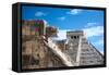 Chichen Itza, Mexico, One of the New Seven Wonders of the World, View from the Venus Platform-Nataliya Hora-Framed Stretched Canvas