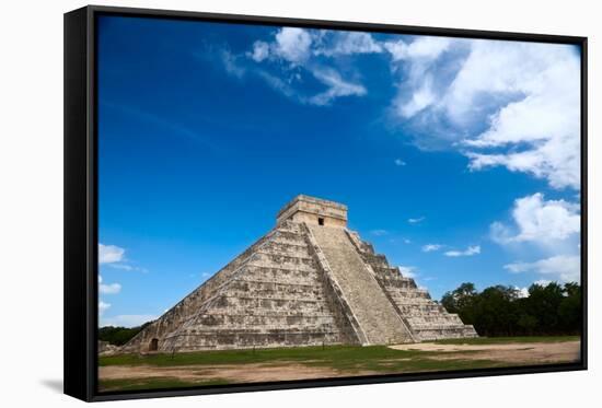 Chichen Itza, Mexico, One of the New Seven Wonders of the World-Nataliya Hora-Framed Stretched Canvas