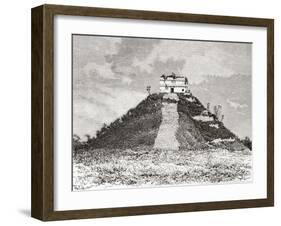 Chichen Itza, Yucatán, Mexico: El Castillo Aka the Temple of Kukulkan or Kukulkan's Pyramid-null-Framed Giclee Print