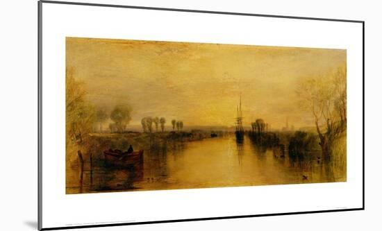 Chichester Canal, 1829-J M W Turner-Mounted Giclee Print