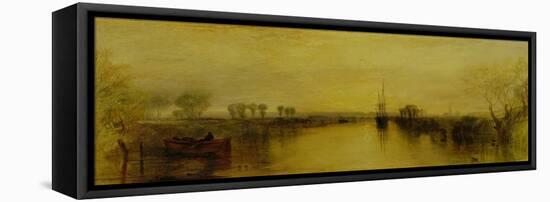 Chichester Canal, circa 1829-JMW Turner-Framed Stretched Canvas