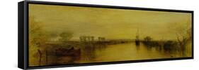 Chichester Canal, circa 1829-JMW Turner-Framed Stretched Canvas