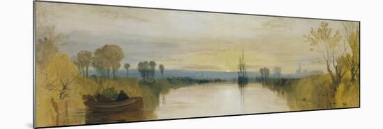 Chichester Canal-J. M. W. Turner-Mounted Giclee Print