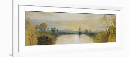 Chichester Canal-J. M. W. Turner-Framed Giclee Print