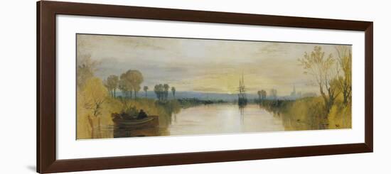 Chichester Canal-J. M. W. Turner-Framed Giclee Print