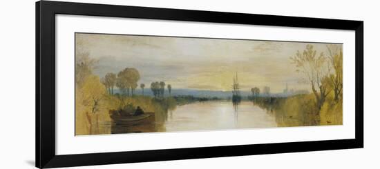 Chichester Canal-J. M. W. Turner-Framed Giclee Print