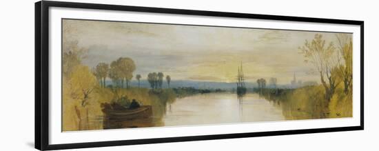 Chichester Canal-J. M. W. Turner-Framed Giclee Print