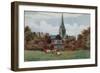 Chichester, Cathedral, from the Meadows-Alfred Robert Quinton-Framed Giclee Print