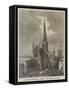 Chichester Cathedral, General View from West-Street-null-Framed Stretched Canvas