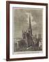 Chichester Cathedral, General View from West-Street-null-Framed Giclee Print