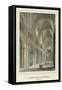 Chichester Cathedral, Nave Looking East-Hablot Knight Browne-Framed Stretched Canvas