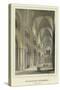 Chichester Cathedral, Nave Looking East-Hablot Knight Browne-Stretched Canvas