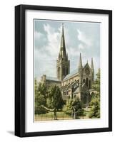 Chichester Cathedral, Sussex, C1870-Hanhart-Framed Giclee Print