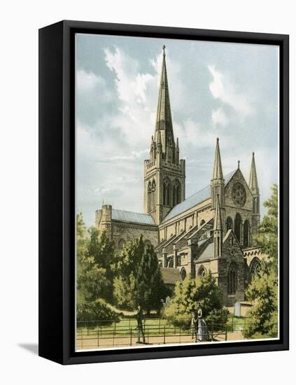 Chichester Cathedral, Sussex, C1870-Hanhart-Framed Stretched Canvas