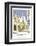 Chichester - Dave Thompson Contemporary Travel Print-Dave Thompson-Framed Giclee Print