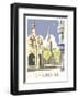 Chichester - Dave Thompson Contemporary Travel Print-Dave Thompson-Framed Giclee Print