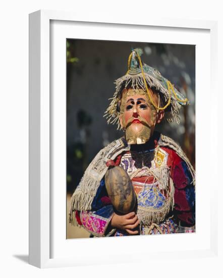 Chichicastenango, Dance of the Conquistadors, Guatemala, Central America-Upperhall Ltd-Framed Photographic Print