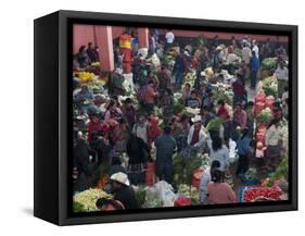 Chichicastenango Market, Guatemala, Central America-Sergio Pitamitz-Framed Stretched Canvas